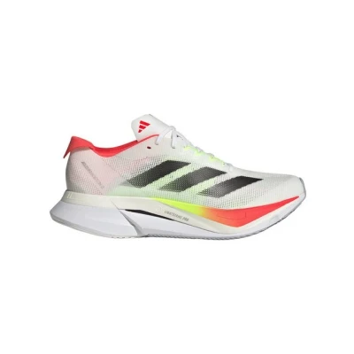 Abbildung von adidas Performance Adizero Boston 12 Laufschuh Straße, Damen, Größe: 39 1/3, Cloud white/core black/lucid red Schuhe