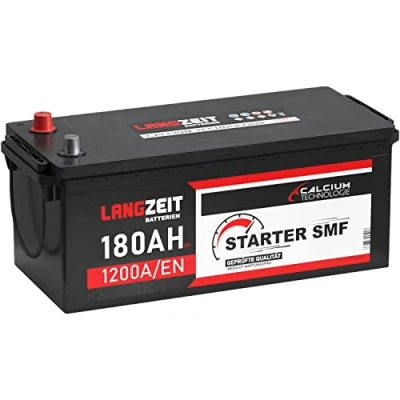 Abbildung von Langzeit LKW Batterie 12V 180Ah 1200A/EN SMF verschlossen Starterbatterie Schlepper Traktor statt 155ah 170Ah