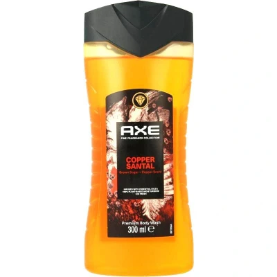 Abbildung von 6x Axe Duschgel Copper Santal Brauner Zucker &amp; Pfeffer Duft 300ml