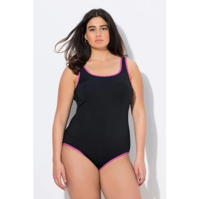 Abbildung von Ulla Popken Badeanzug, Damen, Größe: 50/52, Black