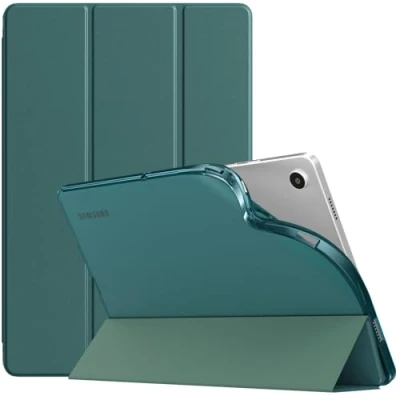 Abbildung von TiMOVO Hülle für Samsung Galaxy Tab A9+/A9 Plus 11&quot; 2023 SM X210/X216/X218, Dünn Weich TPU Schutzhülle mit Transluzent Matt Rückseite A9+ Tablet, Auto Schlaf/Aufwach, Türkis