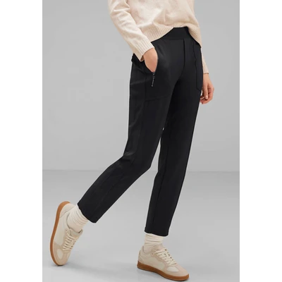 Abbildung von Street One Jogginghose, Damen, Größe: 34x30, Schwarz