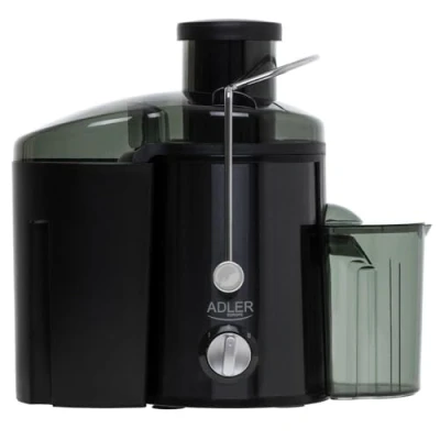 Abbildung von Adler Entsafter AD 4132, 800W, Titanklingen, 0,45l Saftbehälter, Anti Tropf System, schwarz