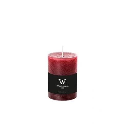 Abbildung von Wiedemann Marble Rustik Kerzen, Stumpenkerzen, Bordeaux 100 x Ø 68 mm