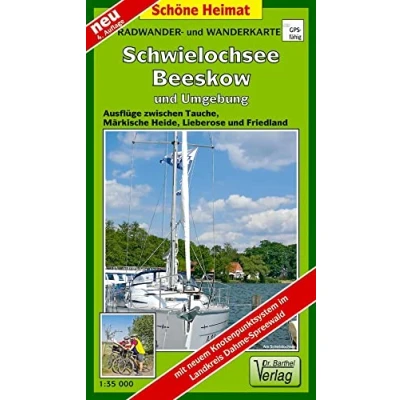 Abbildung von Radwander und Wanderkarte Schwielochsee, Beeskow Umgebung: Ausflüge zwischen Tauche, Märkische Heide, Lieberose Friedland. 1:35000 (Schöne Heimat)