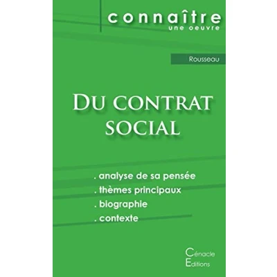 Abbildung von Fiche de lecture Du contrat social Rousseau (Analyse philosophique référence et résumé complet)