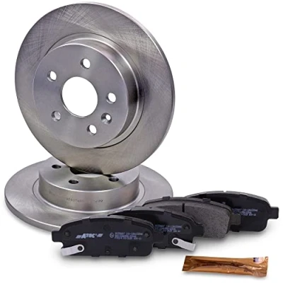 Abbildung von BESTPRICE Bremsenset Hinterachse inkl. Bremsscheiben Ø 268 mm Voll + Bremsbeläge hinten