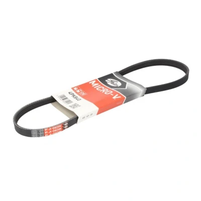 Abbildung von GATES Micro V 4PK840 Keilrippenriemen 840 4 Polyester, EPDM (Ethylen Propylen Dien Kautschuk) CHEVROLET: Spark, TOYOTA: Supra III, AUDI: A6 C5 Avant