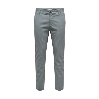 Abbildung von Only &amp; Sons Stoffhose, Herren, Größe: 32x32, Grey pinstripe