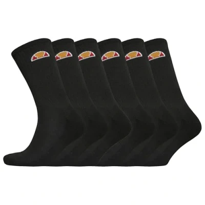 Abbildung von Ellesse Tamuno 6 PACK Unisex Socken, Herren, Größe: 41 46, Black