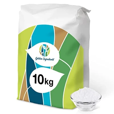 Abbildung von Golden Ingredients Natron Pulver 10 kg Natriumhydrogencarbonat, Backsoda, Backpulver, Soda, Lebensmittelqualität