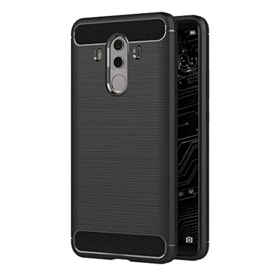 Abbildung von AICEK Huawei Mate 10 Pro Hülle, Schwarz Silikon Handyhülle für Schutzhülle Karbon Optik Soft Case (6,0 Zoll)