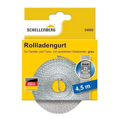 Abbildung von SCHELLENBERG Maxi Rollladengurt, zur Bedienung eines Rolladens mit Gurtwickler, 23 mm, 4,5 m Länge