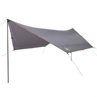 Abbildung von Vidaxl Wasserdichte Camping Baldachin 430x380 cm in Grau und Orange