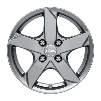 Abbildung von RIAL 4 loch 14Zoll 100mm Alufelge Kodiak Graphit KK55435V32 7 Felge