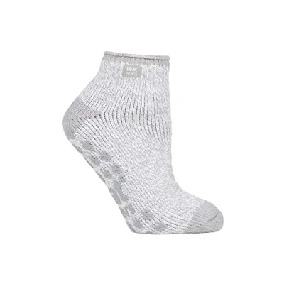 Abbildung von HEAT HOLDERS Damen Kurz Unsichtbar Abs Thermo Sneaker Socken 37 42 eur (Light Grey Cream)