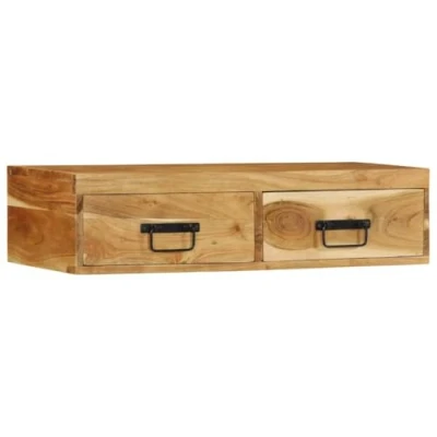 Abbildung von vidaXL TV Wandschrank 80x30x19 cm Massivholz Akazie