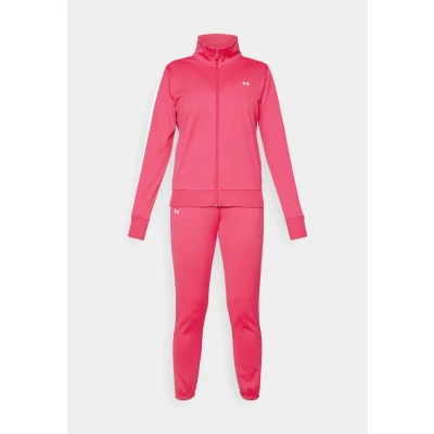 Abbildung von Under Armour Damen Tricot Tracksuit Hose, Shaded Fuchsia/Weiß/Weiß, M