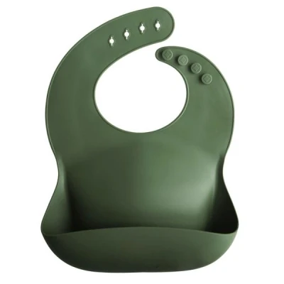 Abbildung von Mushie Silikon Lätzchen Forest Green