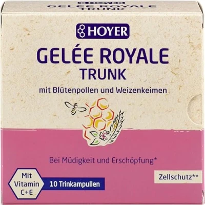Abbildung von Hoyer Gelee Roy.+blütenpol.+weizenk. Trinkampullen