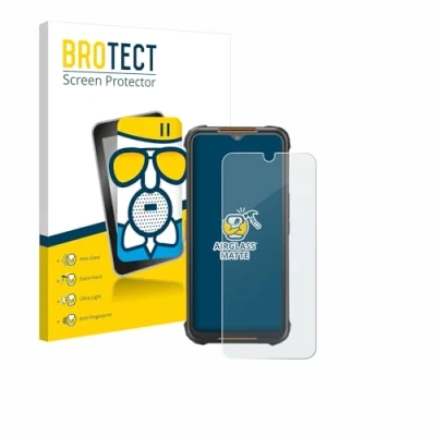 Abbildung von BROTECT Entspiegelungs Schutzglas für AGM H5 Schutz Folie Panzerfolie Glas Matt [Extrem Kratzfest 9H, Anti Reflex, Fingerprint]