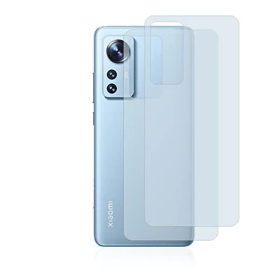 Abbildung von BROTECT 2 Stück Full Cover Schutzfolie für Xiaomi 12 (Rückseite) Screen Displayschutz Folie [3D Curved, Anti Fingerprint, Kristall Klar]