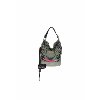 Abbildung von Fritzi aus Preussen Damen Izzy07 Olga Ltd Canvas Panther Spotty Hobo