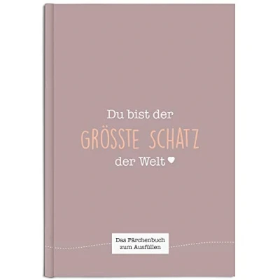 Abbildung von Du bist der größte Schatz Welt: Ein einzigartiges Geschenk zum Ausfüllen (pastellviolett)