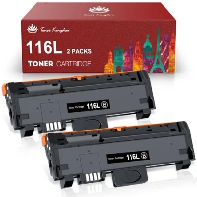 Abbildung von Toner Kingdom MLT D116L Kompatibel Tonerkartusche Ersatz für Samsung D116S Xpress SL M2835DW M2675FN M2885FW M2825ND M2625D M2875FD M2875FW M2825DW M2675 M2825 M2875 (2 Pack)