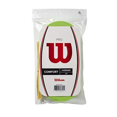 Abbildung von Wilson Pro Overgrip für Tennisschläger, 30er Pack, grün, WRZ474230