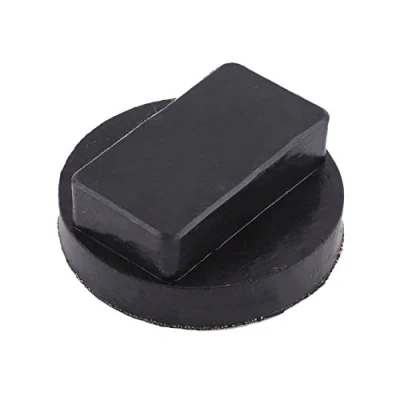 Abbildung von Qiilu Wagenheber Gummiauflage, Schwarz Auto Gummi Jack Pads Werkzeug Jacking Pad Adapter für BMW