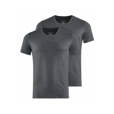 Abbildung von Falke Daily Comfort SOFT Cotton Unterhemd/shirt, Herren, Größe: XL, Dark grey heather