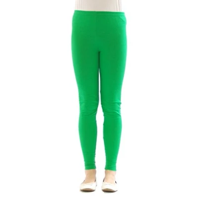Abbildung von YESET Kinder Mädchen Leggings lang Blickdicht aus Baumwolle Hose Jungen Grün 92
