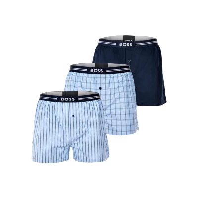 Abbildung von BOSS 3 PACK Boxershorts, Herren, Größe: XL, Open blue