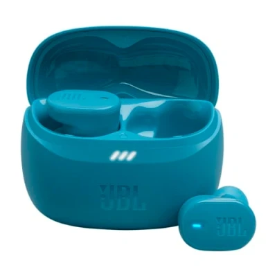 Abbildung von JBL Tune Buds 2, Kabellose Bluetooth In Ear Ohrhörer mit Noise Cancelling, 48 h Wiedergabezeit, IP54 wasser und staubgeschützt, Multipoint Verbindung, Ergonomisches Design, Türkis