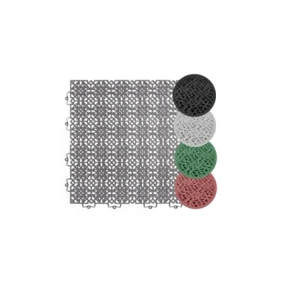Abbildung von Andiamo Kunststoff Fliesen &quot;Terra Sol&quot;, Outdoor Klickfliesen, 38x38 cm, Set mit 1 qm, 2 5 UV beständig