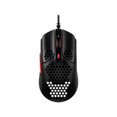 Abbildung von HyperX Pulsefire Haste Gaming Maus Ultraleicht, 59g, Wabenschale, Hex Design, Hyperflex Kabel, bis zu 16.000 DPI, 6 programmierbare Tasten Weiß/Rosa Einheitsgröße