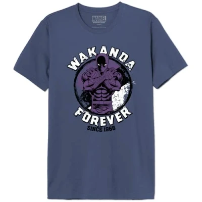 Abbildung von Marvel Herren Meblpacts010 T Shirt, Denim, M