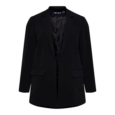 Abbildung von PIECES Damen Pcbossy Ls Loose Blazer Noos Qx, Schwarz, 46 Große Größen