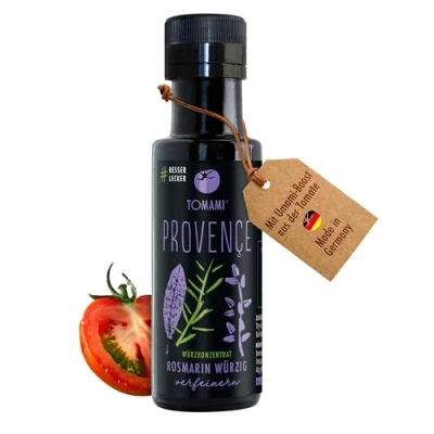 Abbildung von Tomami Provence Würzsauce 90ml Kräuter der Gewürze &amp; Umami Geschmack Für Pasta, Gemüse Salate Vegan, Glutenfrei, Sojafrei, Laktosefrei
