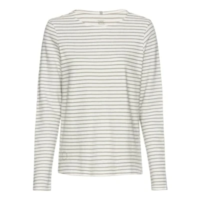 Abbildung von camel active Langarmshirt, Damen, Größe: XL, Eukalyptus stripes