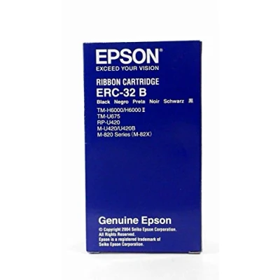 Abbildung von EPSON Farbband ERC32B schwarz Nylon S015371 sw