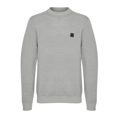 Abbildung von Solid Sdvalencia Strickpullover, Herren, Größe: 3XL, Light grey melange