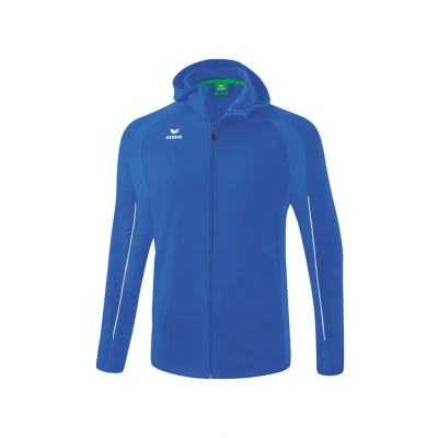 Abbildung von Erima Unisex Erwachsene Liga Star Trainingsjacke mit Kapuze (1032327), new royal/weiß, M