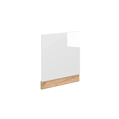 Abbildung von Vicco Frontblende Fame Line, Weiß Hochglanz/Goldkraft Eiche, 60 cm ohne Arbeitsplatte