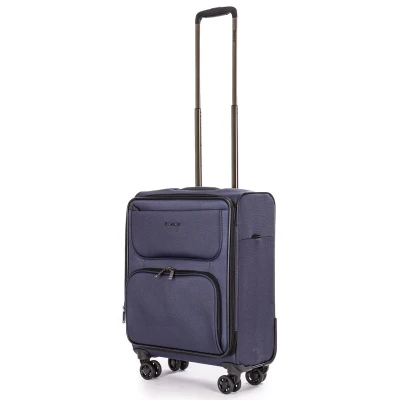 Abbildung von Stratic Bendigo Light + Weichschalen Koffer S navy mit 4 Rollen Weichgepäck