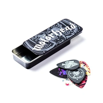 Abbildung von JIM DUNLOP Plektrum Motörhead, Schachtel aus Metall mit 6 Stück, Medium, Multicolor