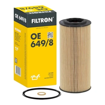Abbildung von FILTRON OE 649/8 Ölfilter Filtereinsatz BMW: 3 Limousine, Touring, 5 Limousine