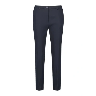 Abbildung von Gerry Weber Damen Elegante 7/8 Hose unifarben Länge Navy 36