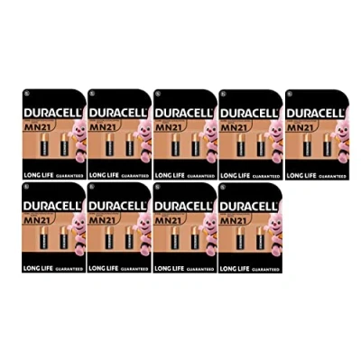Abbildung von 18 x Duracell MN21 A23 23 A (9 Blister mit 2 Batterien) Batterien
